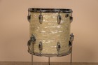 1970s Ludwig 14x14 White Marine Pearl Floor Tom