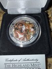 Michael Jordan 39mm Silver Coin With Color Highlights Only 5000 Made Highland