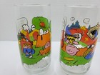 Vintage Mcdonald s Peanuts Camp Snoopy Collection 6  Glass Tumblers Set Of 2