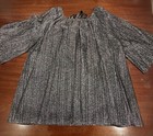 Vintage Ample Togs Sparkle Women   s Top
