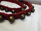 Lg Graduated Set Bronze   Brass Sleigh Neck Jingle Bells Horse Equestrian Strap
