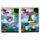 18 Fairy Garden Figurines  santa Gnome On A Tractor   fairy Swinging New used
