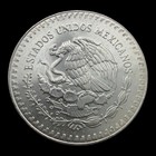 1986 Mexico Libertad 1 Onza  999 Silver Unc