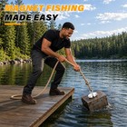 Findmag 350 Lbs Fishing Magnet  2 Inch Strong 2 00 Inches  50mm   Silver