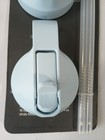 2 Pack Wide Mouth Flip Lid Straw Cleaner New Light Blue Bpa Free Fast Shipping