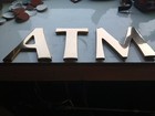 Industrial Cast Bronze    Brass 6     atm  Building Marquee Sign Art Deco Buffed 