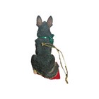German Shepherd Christmas Ornament  Dog Sleigh Merry Christmas Holiday Decor