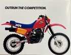 1984 Honda Xr500r Xr350r 6-page Sales Brochure-literature Xr 350 600 Oem