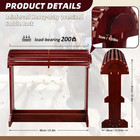 Extra-large Wood Saddle Rack-enhanced Height   Length With Reinforced Stability 