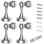 Magnetic Door Stop Heavy Duty 304 Stainless Steel Wall Mounted Holder Strong