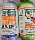 Therabreath Whitening Fresh Breath Oral Rinse Dazzling Mint 16 Oz  2pcs New 