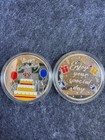Happy Birthday Challenge Coin Celebration Collectible Medallion Gift Token Gift