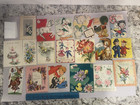 Vintage Antique Mixed Occasion Card Lot Of 65 Used   Unused Birthday Christmas