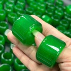 1  Pc Vintage Men  Natural Ice Green Jade Jadeite Archery Thumb Ring Size 23mm