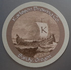 Craft Beer Coaster One Karlson Brewing Sandy Or 2006 4  1 1 Or-kar-1