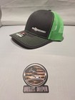 Rare Sennebogen Grey green Richardson Hat   Sticker Oilfield  Construction  P52