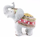 Feng Shui 10  Gray Elephant Trunk Statue Lucky Figurine Gift Home Decor