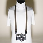 40    Olive Green Camera Strap  W  Peak Design Quick Release Anchors Handcrafted