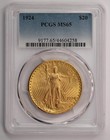 1924 Saint Gaudens Gold Double Eagle Pcgs Ms65