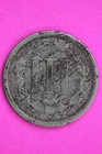1866 Three 3 Cent Nickel Guaranteed Authentic   Genuine Fast Free Shipping 1296