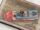 Hot Wheels 100  Lost Treasures Vehicle Set Red Ramp Truck With Blue Convertible