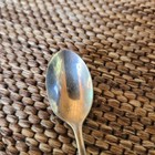 Rhapsody By International Sterling Silver Demitasse Spoon 4 1 8  Vintage 