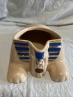 Vintage Luxor Las Vegas Casino Sphinx Cookie Jar Egyptian Pharaoh Souvenir Thai