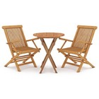 Vidaxl Garden Dining Set Natural Teak