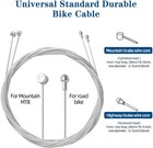 4pc Universal Bike Brake Cables Stainless Steel 1 5mm 2m For Mtb Road Bikes Repl