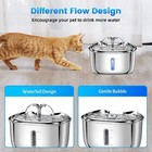 84oz Automatic Dog Water Fountain Pet Cat Water Drinking Dispenser W 3 Filters