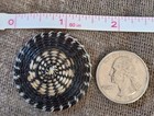 Vintage Papago Indian Tohono O Odham Horsehair Miniature Basket Plate 1 5 