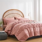  Blush Tufted Comforter Set King Size 7 Piece Bed In A King 7-piece Set  Pink