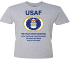 366th Tactical Fighter Wing  Da Nang Ab  shirt W emblem usaf Officially Licensed