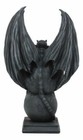 Devil s Carnal Grip On The World Lucifer Satan Crouching On The Globe Statue