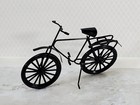 Dollhouse Miniature Bike Bicycle Black Metal 1 12 Scale Modern