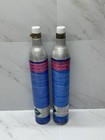 Lot Of 2 Blue Sodastream Co2 Cylinder Replacement Canisters Empty 60l 14 5 Oz