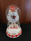 Vintage Coca-cola Anniversary Dome Clock With Dancing Polar Bears   Coke