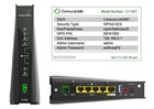 Centurylink Technicolor C1100t Vdsl2 Modem 802 11n Wifi Router