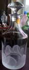 Cristal D arques Durand Florence Decanter   Stopper 9-3 4  New W label Exc