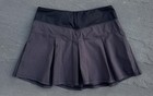 Ivivva By Lululemon Girls Skirt Size 12 Tennis Skort Black Fast Drill