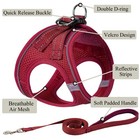 Dog Harness With Leash Set  No Pull Adjustable Reflective Step-in Puppy Pet V   