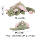 Jelly Cat Malachy Dragon Small Soft Plush Toys Stuffed Animal 50cm