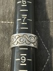 Vintage Mexico Taxco Wave Swirl Sterling Silver 925 Ring Size 8  443