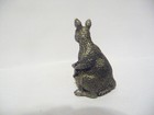 Thimble Vintage Pewter Ev  e Vincent   87 Gallo  A Kangaroo   Her Joey