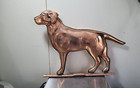 Labrador Retriever Mailbox Topper   Ornament  3d Copper Ultra High Quality