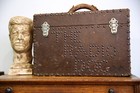 Vintage Radio Control Airplane Car Machinist Field Tool Box Case Studded Antique
