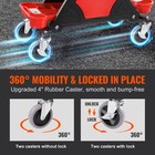 Mechanic Stool Creeper Seat 300lb Rolling Shop Stool With Tool Trays