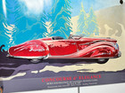 1947 Delahaye Concourse D elegance Tom Hale 1990 Classic Car Art Poster 34x24 