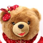2005 Dandee Snowflake Girl Brown Teddy Bear Festive Holiday Plush Stuffed Animal