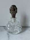 Antique Vintage  Silver   Crystal   Perfume Bottle 4   